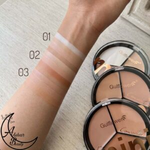 کانتور و کانسیلر سه رنگ GULFLOWER